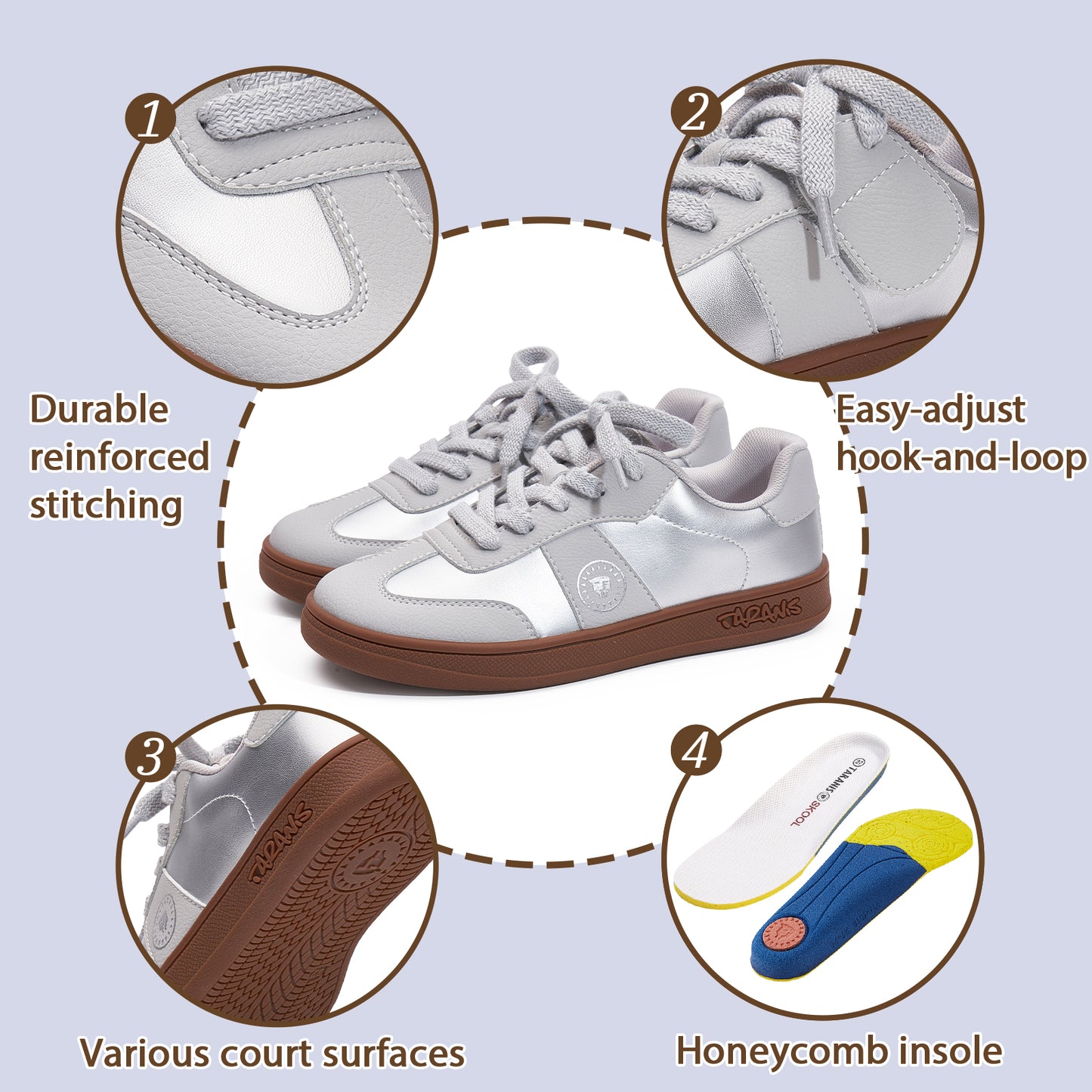 TARANIS Urban Tread Toddler Sneakers