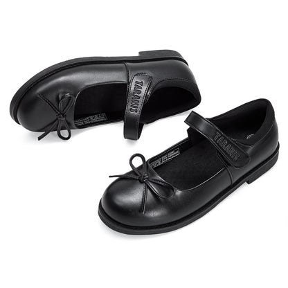 TARANIS Mary Janes Bow Ballet Flats for Girls