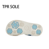 TARANIS Stage 3  Blue and white checkered bowtie girl's sandals