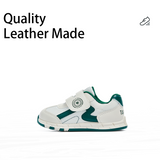 TARANIS Stage 2 Green and white mesh breathable children's sports shoes