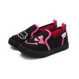 TARANIS Stage 3  Pink striped emoji black shoes