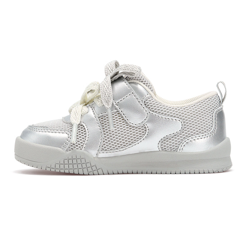 TARANIS Marshmallow Breathable First Walkers Dual lace detail