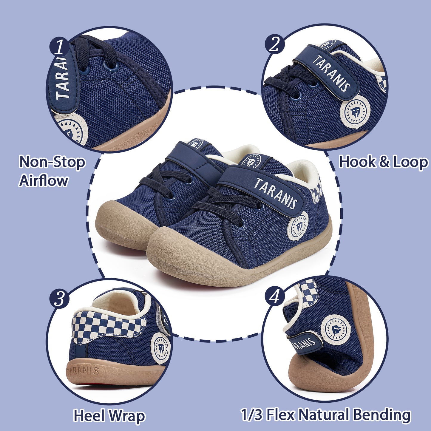 TARANIS The Classic Toddler Sneakers