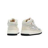 TARANIS Stage 4 Two-tone leather high-top sneakers