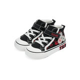 TARANIS Stage 3 Red and black twelve zodiac animal print high-top sneakers