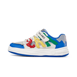 TARANIS Stage 4 Red, yellow, and green graffiti logo loafers