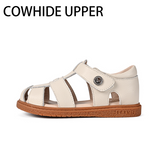 TARANIS Stage 3 Soft cowhide cap-toe sandals