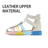 TARANIS Stage 4  Three-colored heart high-top Roman leather shoes