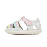 TARANIS Stage 2  Colorful striped round-toe baby walking sandals