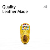 TARANIS Stage 0 Chinese lion dance themed leather with fleece-lined soft baby pre-walking shoes