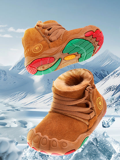 wide toe winter boots for infants learning to walk