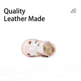 TARANIS Stage 0 Color-blocked baby sandals with soft soles and rounded toes