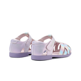 TARANIS Stage 3 Colorful woven cap-toe sandals for girls