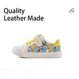 TARANIS Stage 3  Colorful logo patchwork print children's slip-on sneakers