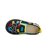 TARANIS Stage 3 Colorful bat-printed black sneakers