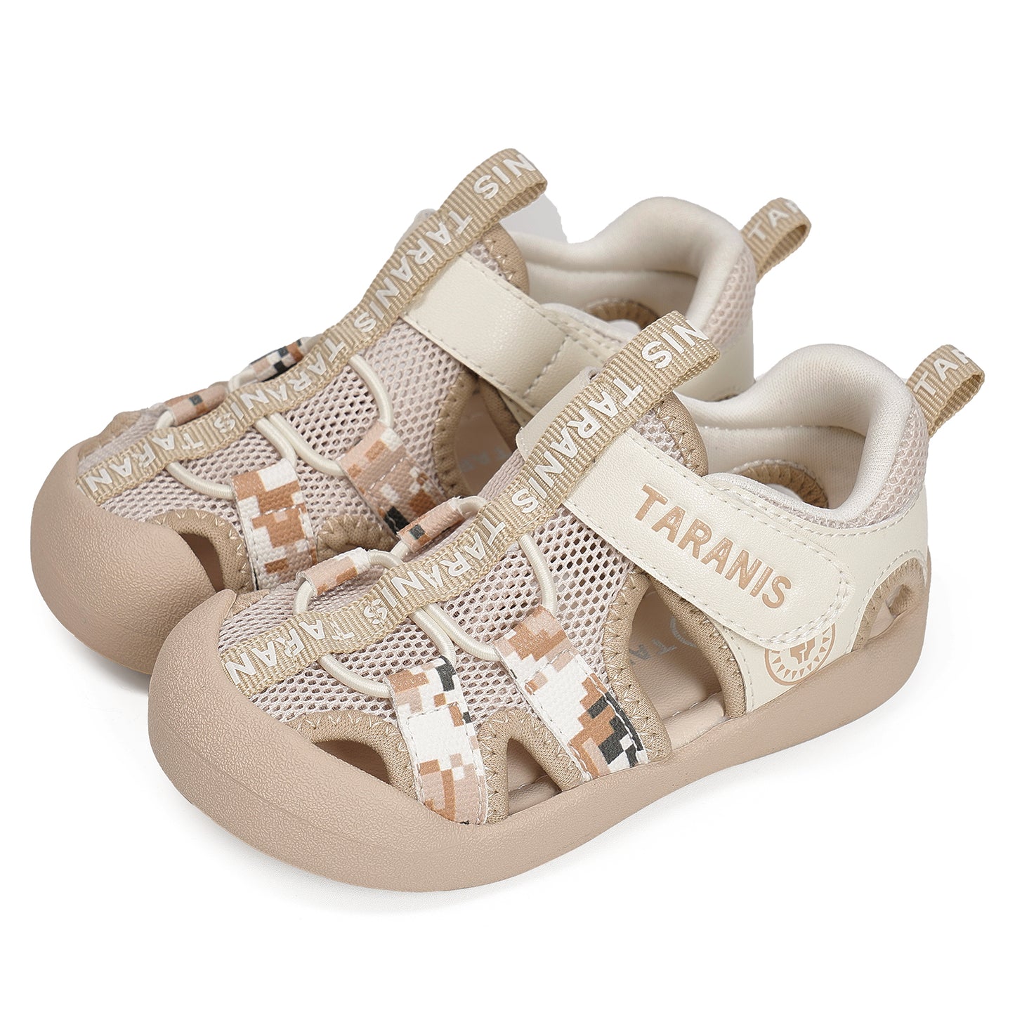 TARANIS Explorer Camo Closed-Toe Sandals for Toddlers