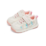 TARANIS Stage 1 Colorful carousel logo girl's round-toe pre-walking shoes