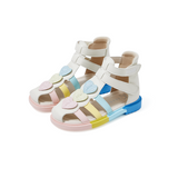 TARANIS Stage 4  Three-colored heart high-top Roman leather shoes