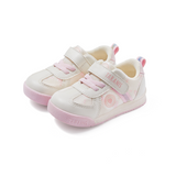 TARANIS Stage 2 Pink floral pattern baby round-toe kick-proof walking sneakers