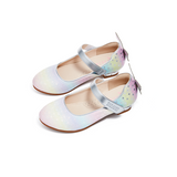 TARANIS Stage 4 Colorful gradient low-heeled princess leather shoes