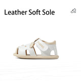 TARANIS Stage 0  Adorable bear-themed soft-soled baby sandals