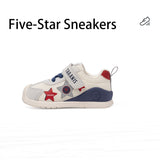 TARANIS Stage 2  Three-star logo color-blocked baby walking shoes