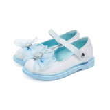 TARANIS 3 Stage Sweetheart Princess Lace Bow Children's Leather Shoes