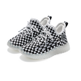 TARANIS Stage 3 Black and white checkerboard sock sneakers