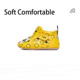 TARANIS Stage 0 Chinese lion dance themed leather with fleece-lined soft baby pre-walking shoes