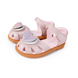 TARANIS Stage 3 3D heart leather sandals