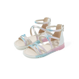 TARANIS Level 3 Blue-pink gradient diamond-embellished protective heels sandals