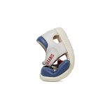 TARANIS Stage 2 Blue red and white color-blocked design baby walking sandals