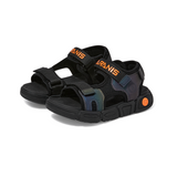 TARANIS Stage 4  Matte colorful and vibrant black sandals