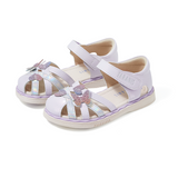 TARANIS Stage 3  Shiny star butterfly heart leather woven Roman sandals