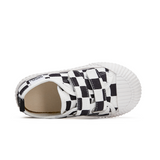 TARANIS Stage 3 Black and white checkered Velcro-closure board shoes