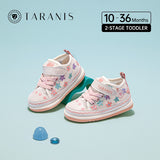 TARANIS Stage 2 211 Series floral-patterned baby walking shoes