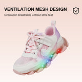 TARANIS 3 Stage Mesh Breathable Girls' Light-Up Sports Shoes