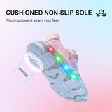 TARANIS 3 Stage Spring/Autumn Mesh Breathable Blue-Pink Gradient Cool Light-Up Shoes
