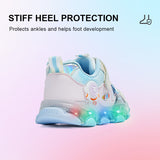 TARANIS 3 Stage Spring/Autumn Mesh Breathable Blue-Purple Gradient Rocket Cool Light-Up Shoes