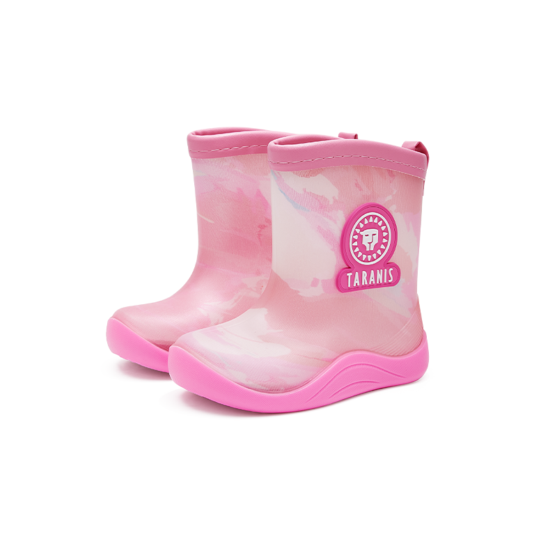 TARANIS Stage 3 Three-tone gradient children's rain boots