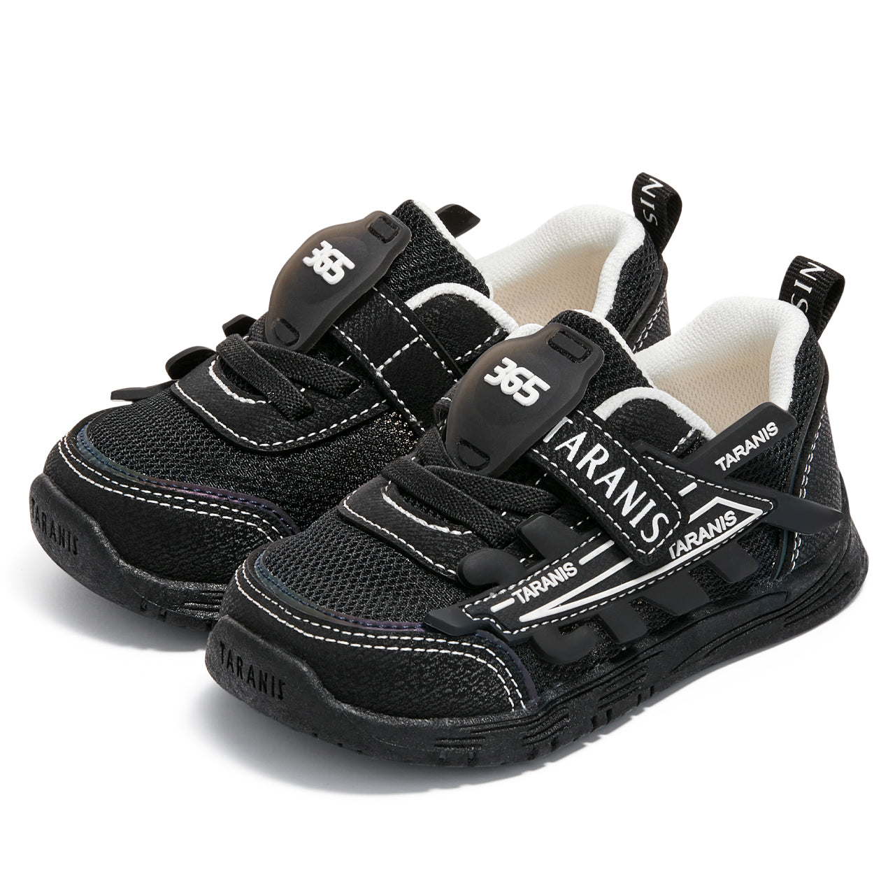 TARANIS Stage 2 365 Series Velcro Toddler Sneakers - Soft Sole Retro Casual Kids Shoes