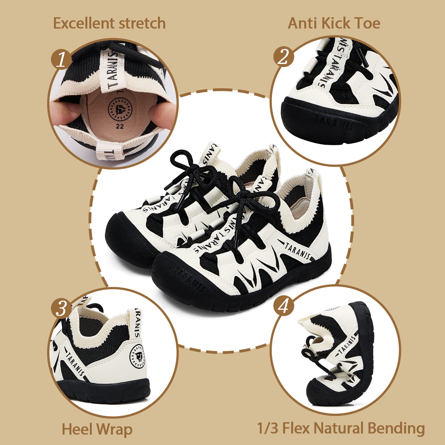TARANIS Toddler Sneakers Explore Tots
