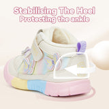 TARANIS Stage 2 218 Winter Girls' Fleece-Lined Sneakers | Warm, Non-Slip Casual Shoes for Toddlers