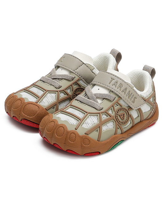 flexible wide toe kids shoe for balance and mobility