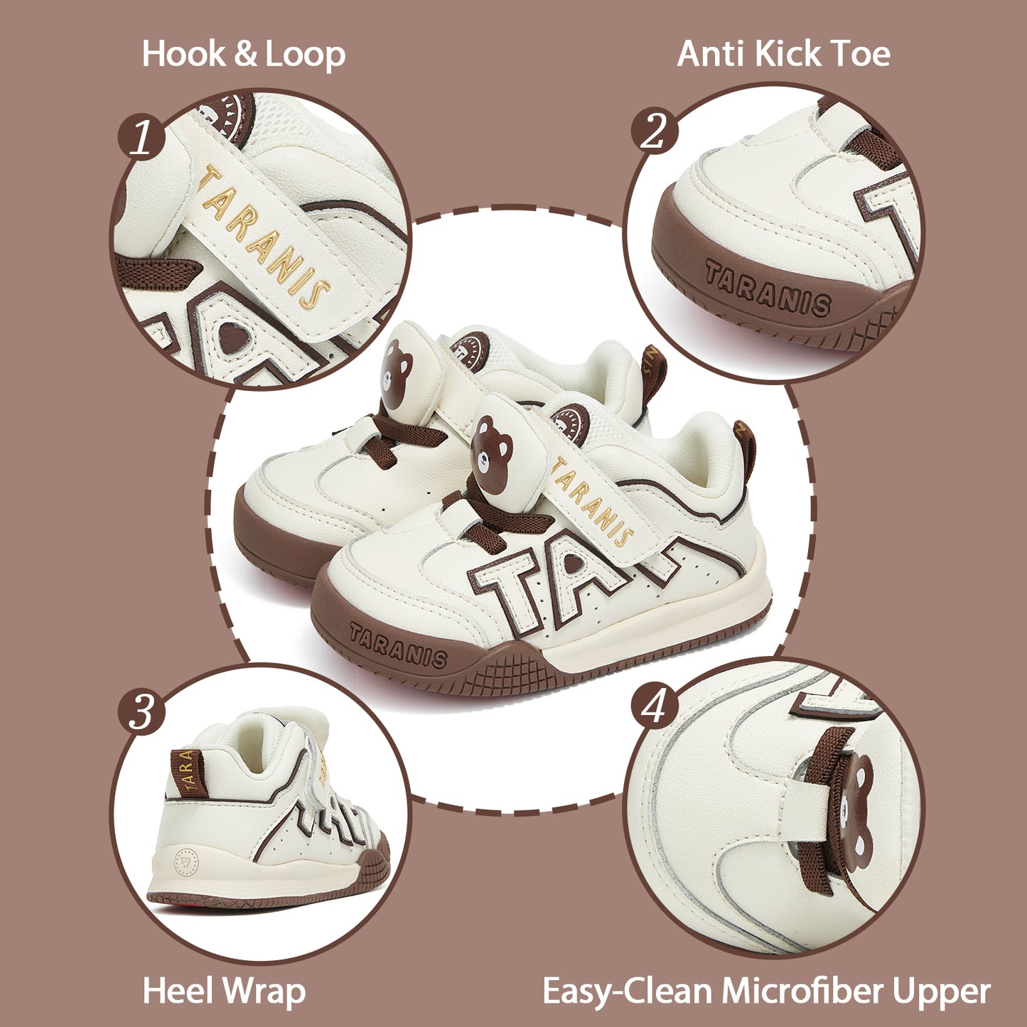 TARANIS Toddler Sneakers Marshmallow Feet