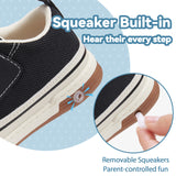 TARANIS Stage 2 Squeaky First Walkers - Soft Sole Baby Shoes for Boys & Girls