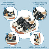 TARANIS Stage 2 Squeaky First Walkers - Soft Sole Baby Shoes for Boys & Girls