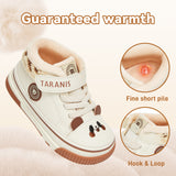 TARANIS 2 Stage Winter Baby Walking Shoes with Fleece Lining and Squeaky Soles for Boys and Girls