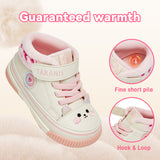 TARANIS 2 Stage Winter Baby Walking Shoes with Fleece Lining and Squeaky Soles for Boys and Girls