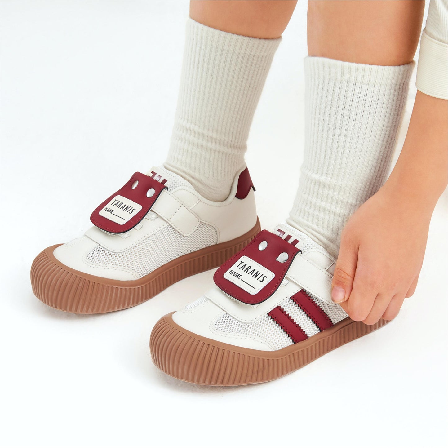 TARANIS Campus Walk Long Tongue Trainers Two Stripe
